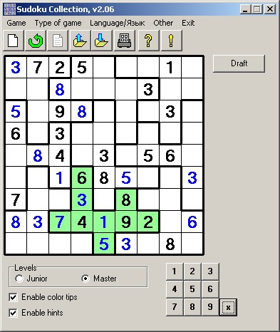 9x9 field